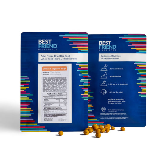 Freeze-Dried Chicken & Vegetables Sample Pouch