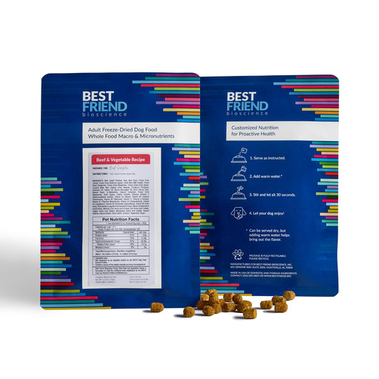 Freeze-Dried Beef & Vegetables Sample Pouch