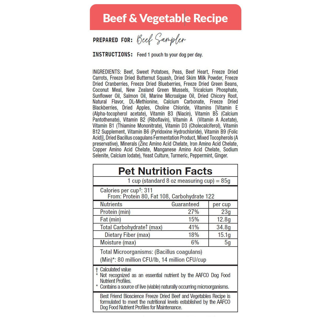 beef sampler plain