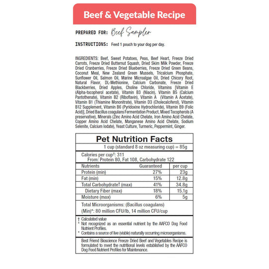beef sampler plain